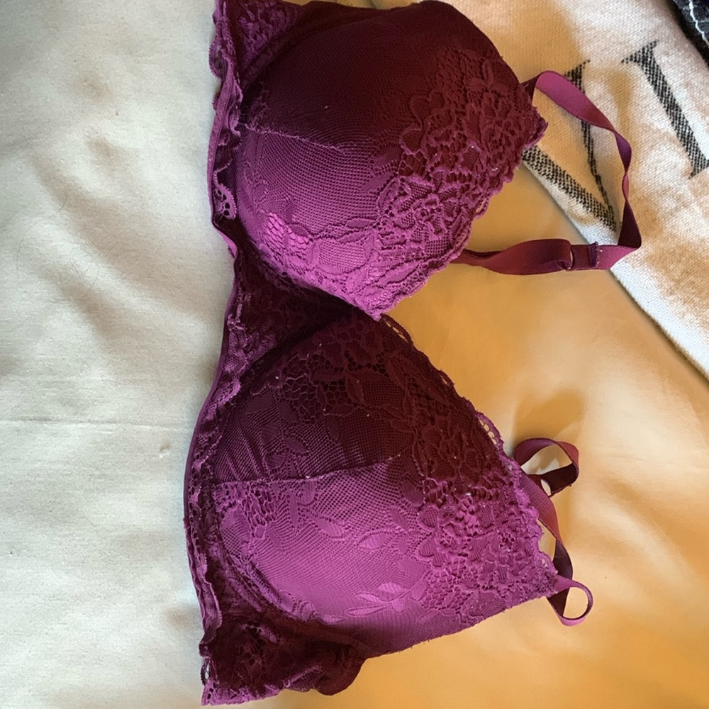 Bra lace 38D Deep purple